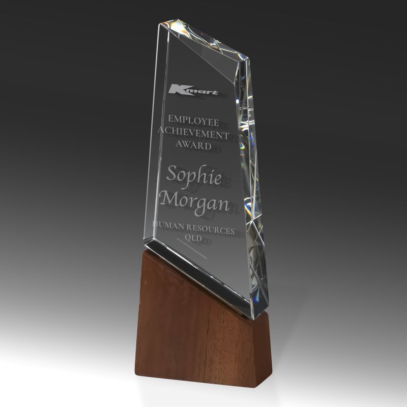Timber Awards Crystal Trophy 240mm