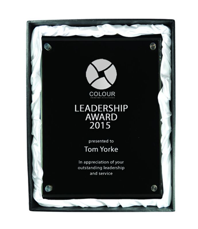 Plaque with Acrylic 225mm