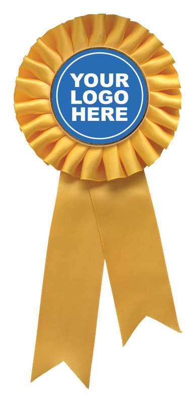 Yellow Rosette w/ Hook