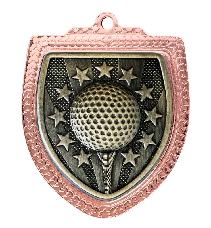 Shield Golf Gold Medal 80mm