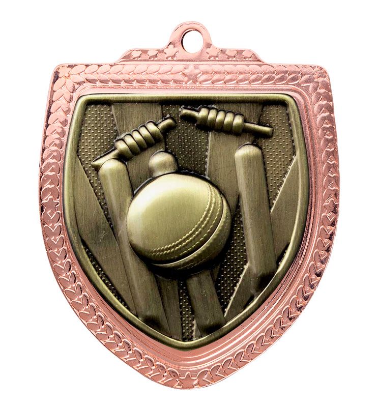 Shield Cricket Gold Medal 80mm