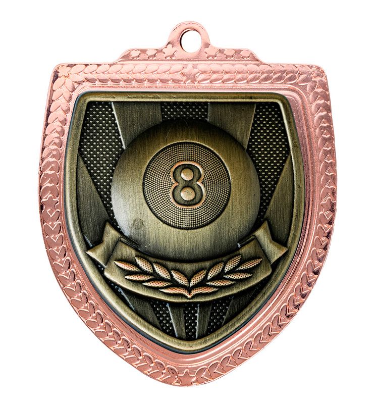 Shield Billiards Pool Ball Gold Medal 80mm