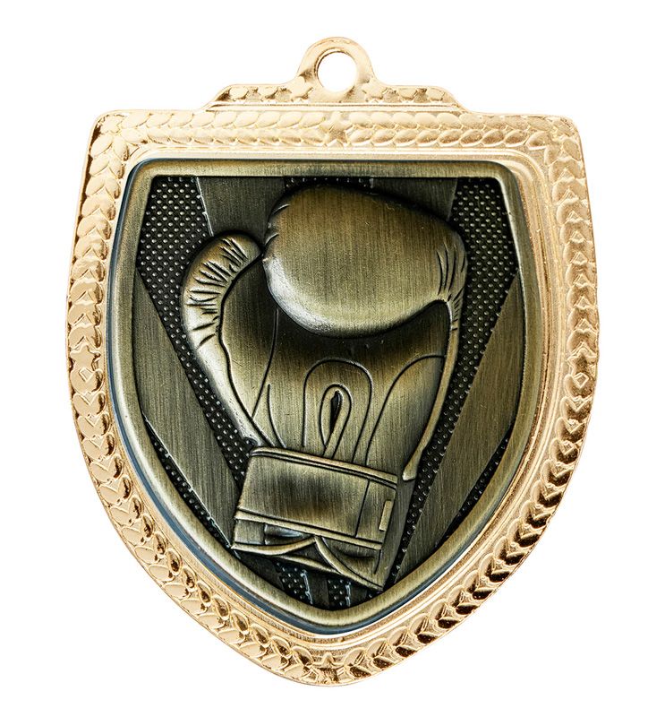 Shield Boxing Gold Medal 80mm