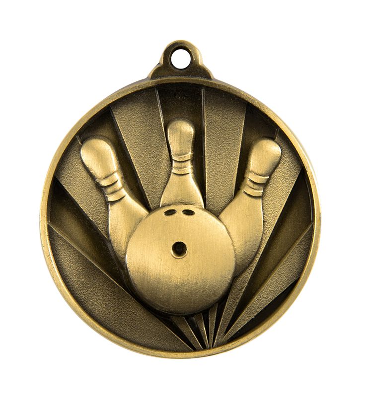 Ten Pin Ten Pin Bowling Bronze Medal 50mm