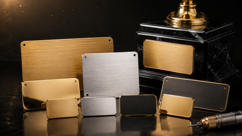 Engravable Trophy Plates: Choosing the Right Size, Material and Finish